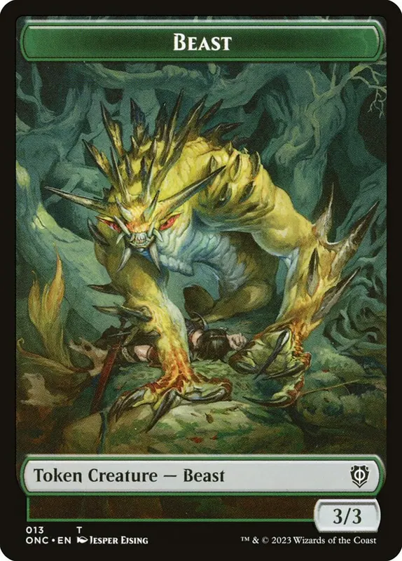 Beast [Phyrexia: All Will Be One Commander Tokens]