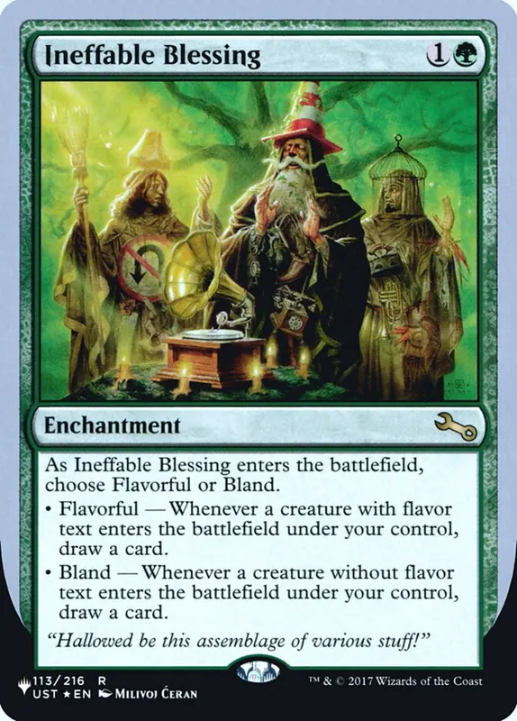 Ineffable Blessing [The List (Unfinity Foil Edition)]