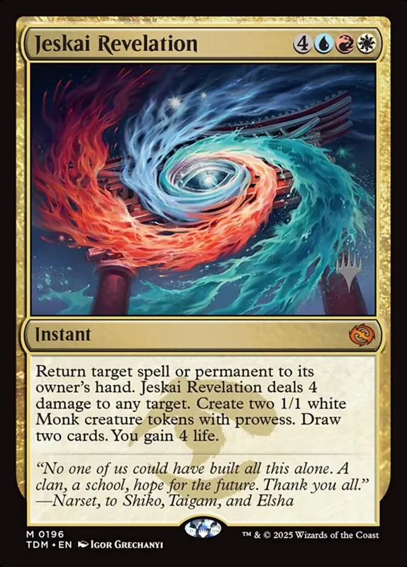 Jeskai Revelation [Tarkir: Dragonstorm Promos]