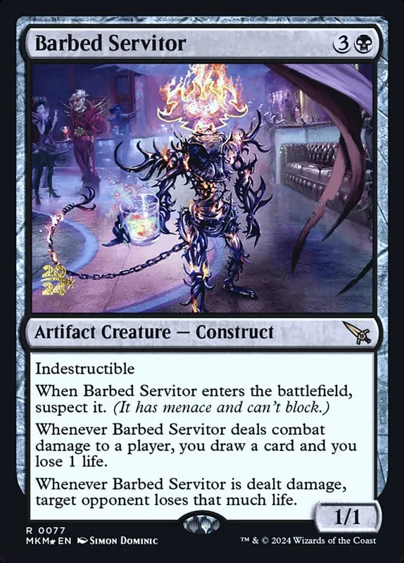 Barbed Servitor [Murders at Karlov Manor Promos]