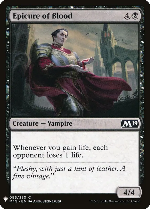 Epicure of Blood [The List]