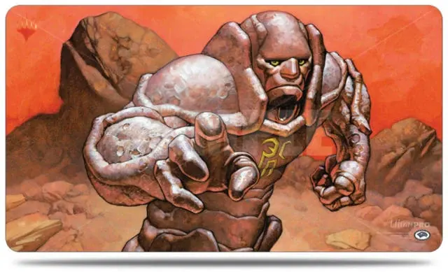 PLAYMAT UP KARN, SILVER GOLEM