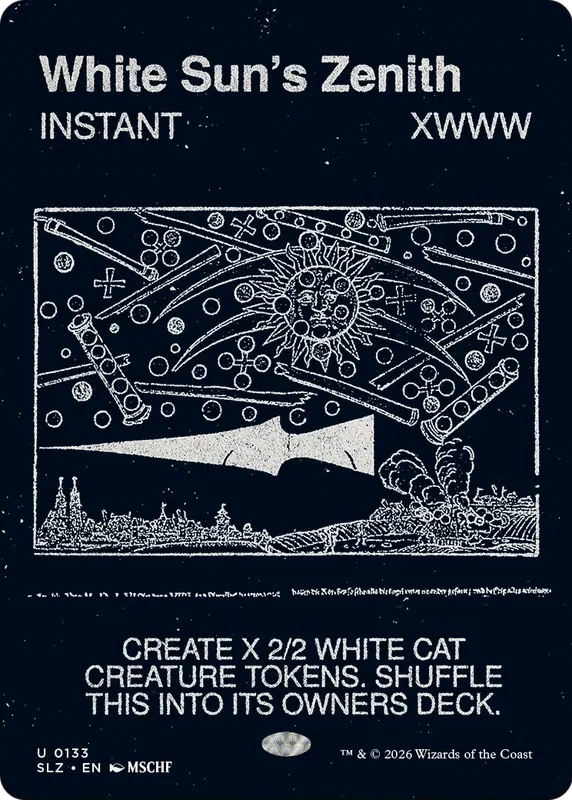 White Sun's Zenith (0133) [Secret Lair x MSCHF: The Zeta Set]