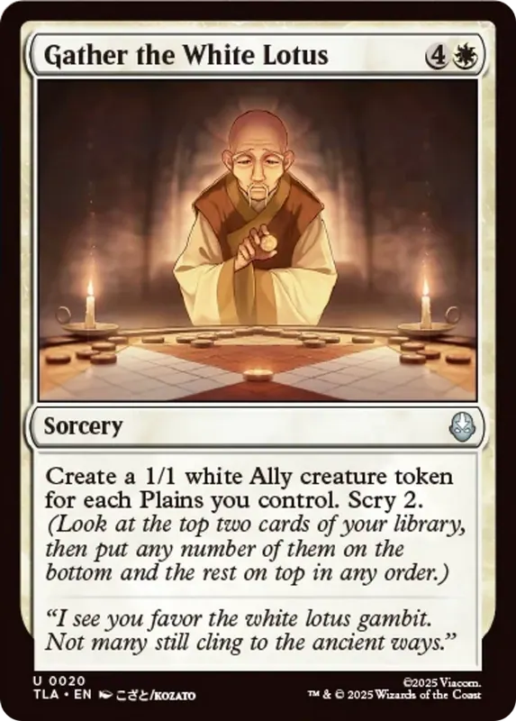 Gather the White Lotus [Avatar: The Last Airbender]