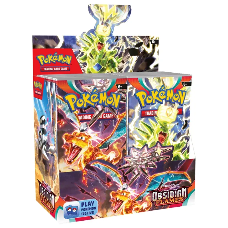 Caja De Sobres Pokémon – Scarlet & Violet Obsidian Flames - Español