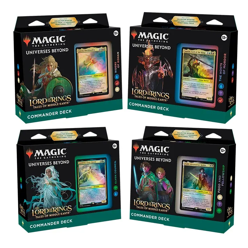 Mtg Commander Deck - The Lord of the Rings Tales of Middle-Earth - Pack 4 - Español