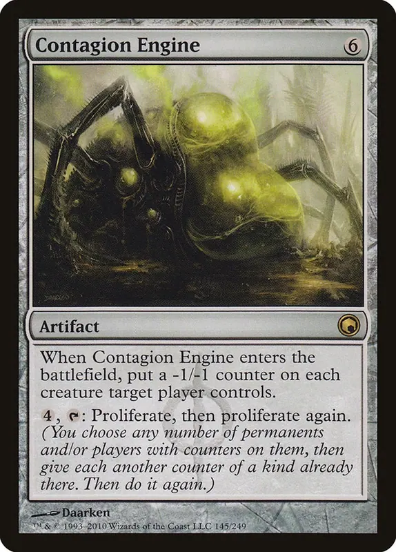 Contagion Engine [Scars of Mirrodin] - Español