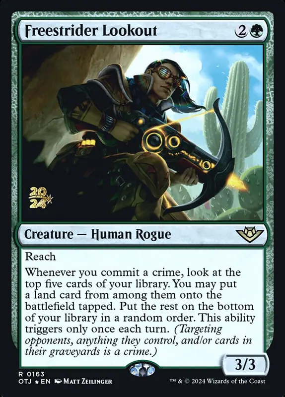Freestrider Lookout [Outlaws of Thunder Junction Promos]