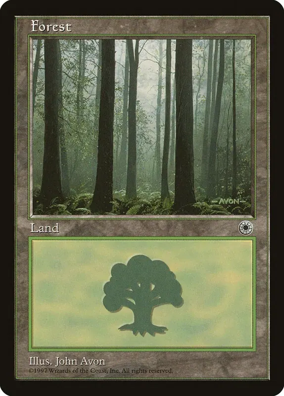 Forest (Three Dark Trees at Front with Lush Ground) [Portal]