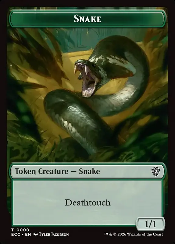 Snake [Lorwyn Eclipsed Commander Tokens]