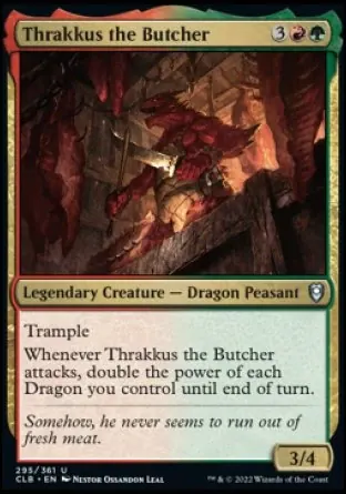 Thrakkus the Butcher [Commander Legends: Battle for Baldur's Gate]