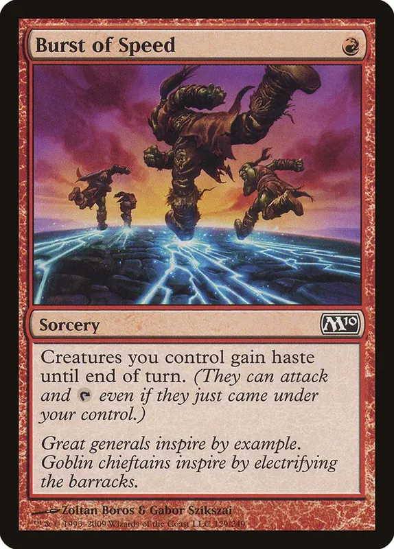 Burst of Speed [Magic 2010]