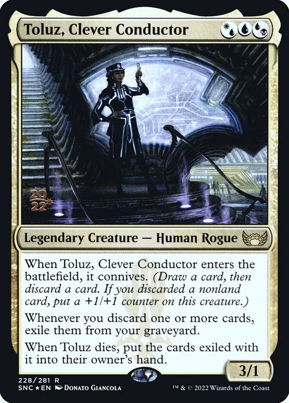 Toluz, Clever Conductor [Streets of New Capenna Promos]