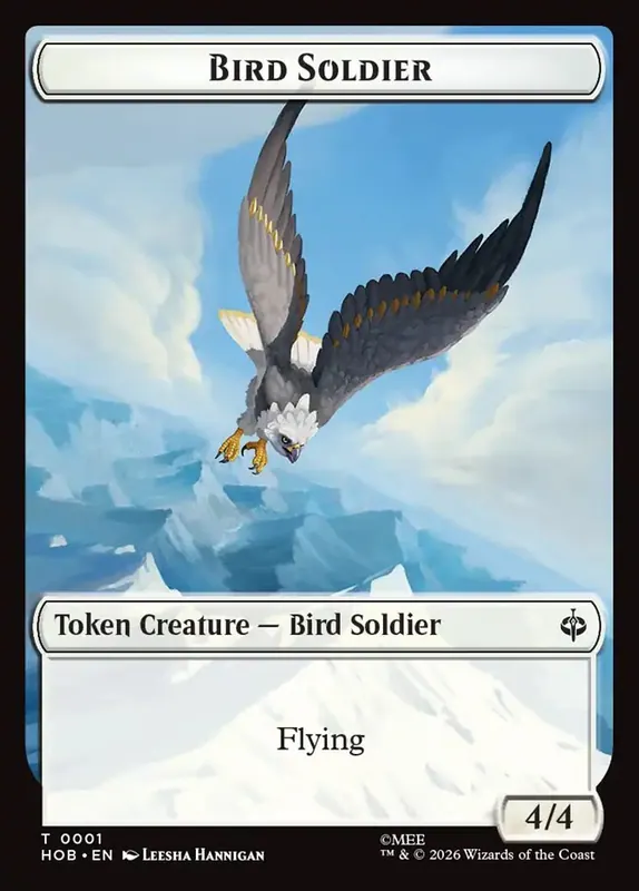 Bird Soldier [The Hobbit Tokens]