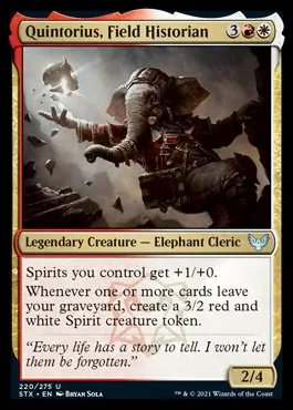 Quintorius, Field Historian [Strixhaven: School of Mages]