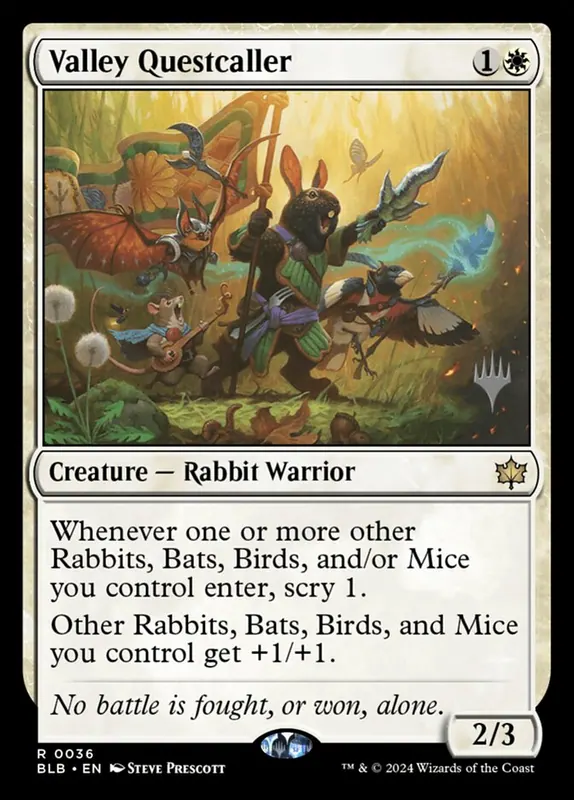 Valley Questcaller [Bloomburrow Promos]