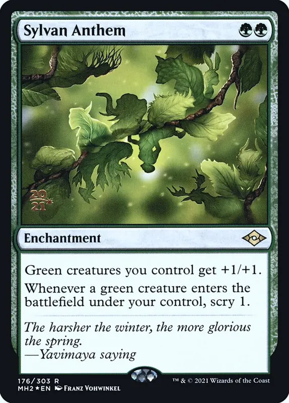 Sylvan Anthem [Modern Horizons 2 Promos]