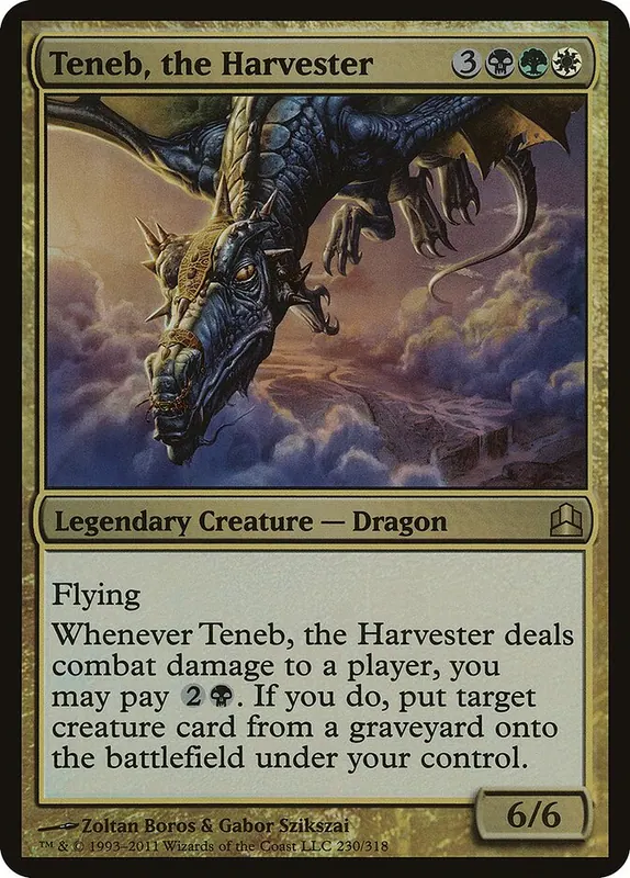 Teneb, the Harvester [Commander 2011 Oversized]