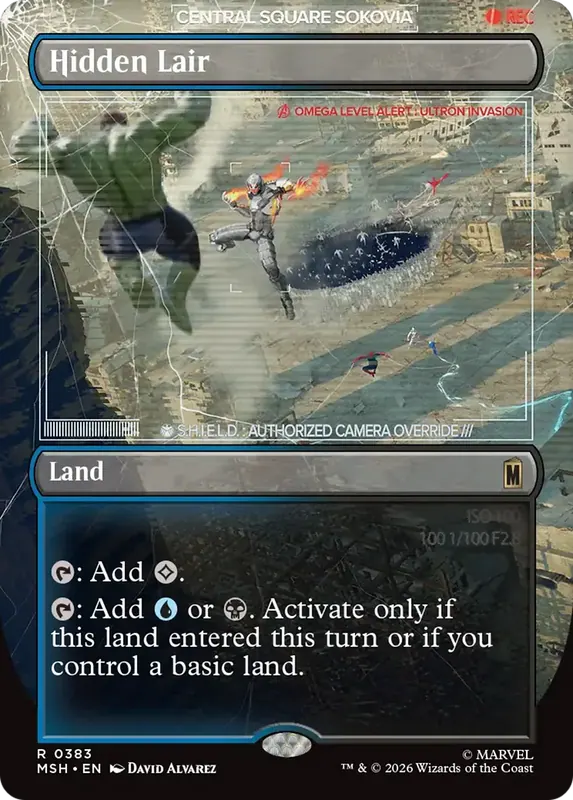 Hidden Lair (Borderless) [Marvel Super Heroes]