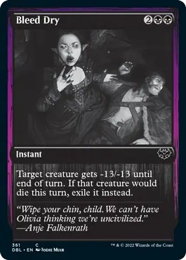 Bleed Dry [Innistrad: Double Feature]