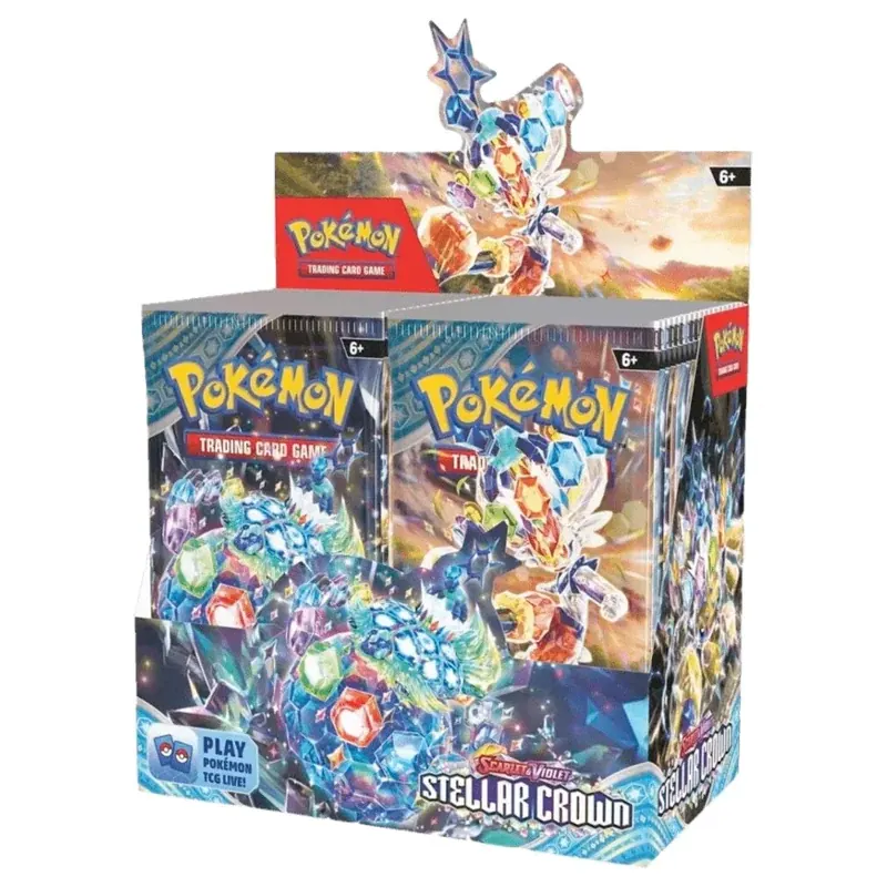 Pokémon – Scarlet & Violet Stellar Crown – Booster Box – Ingles