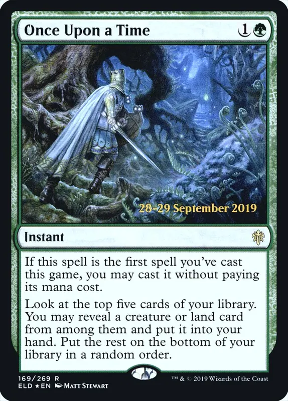 Once Upon a Time [Throne of Eldraine Promos]
