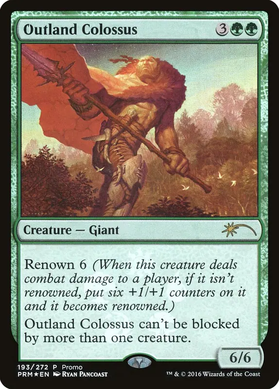 Outland Colossus [Magic Origins Promos]