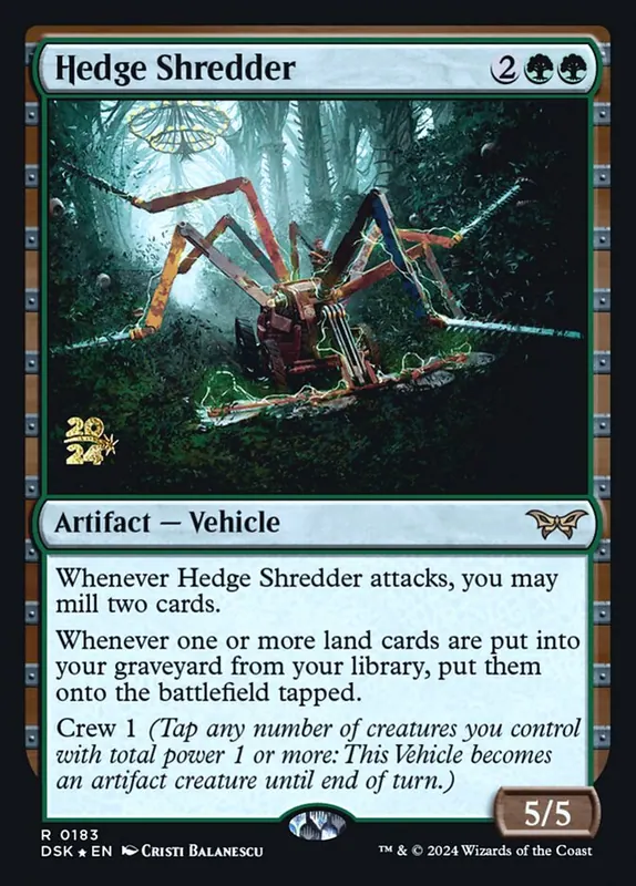 Hedge Shredder [Duskmourn: House of Horror Promos]
