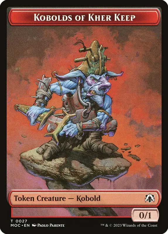 Kobolds of Kher Keep [March of the Machine Commander Tokens]