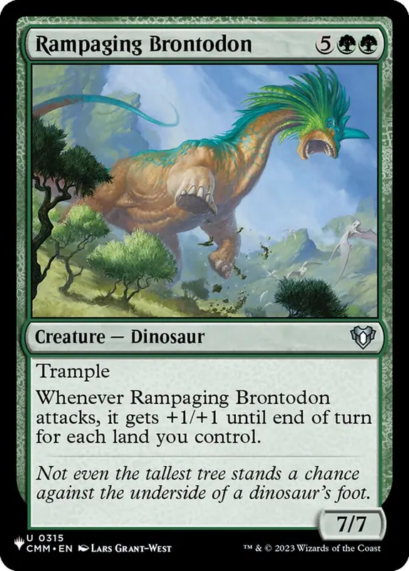 Rampaging Brontodon [The List]