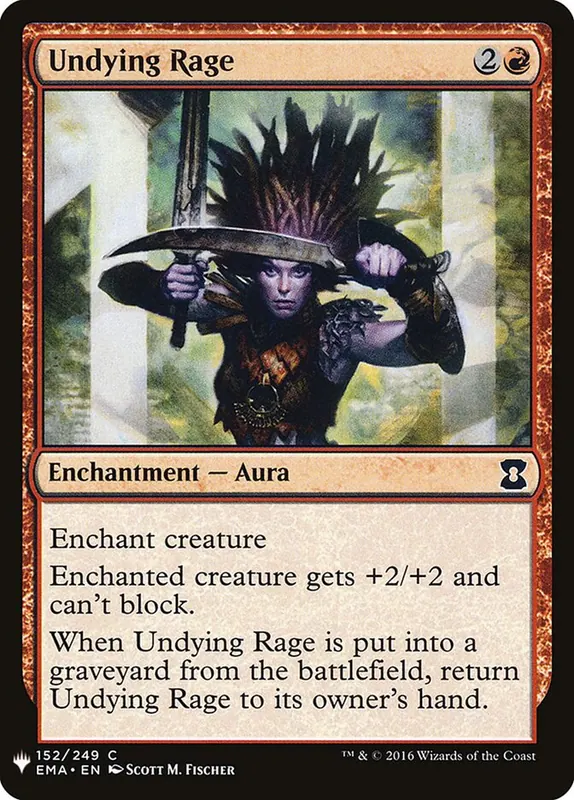 Undying Rage [The List]