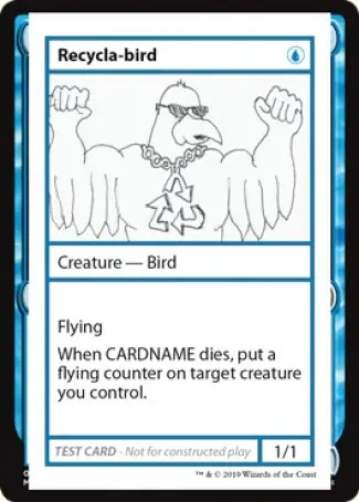 Recycla-bird (2021 Edition) [Mystery Booster Playtest Cards]