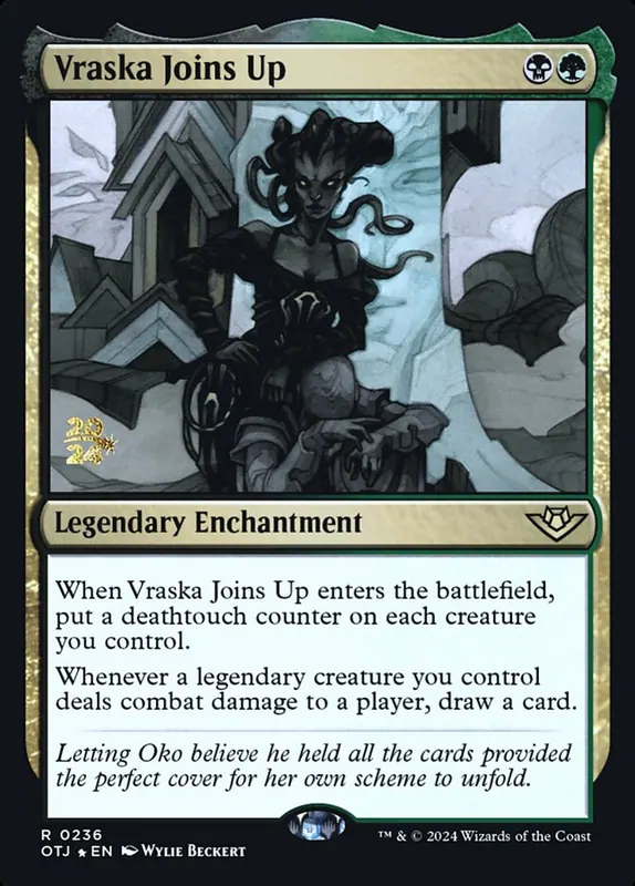 Vraska Joins Up [Outlaws of Thunder Junction Promos]