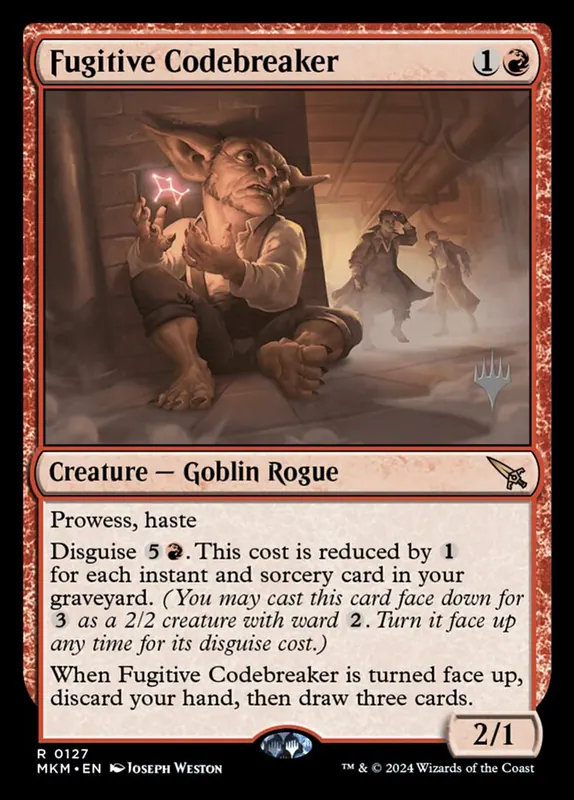 Fugitive Codebreaker [Murders at Karlov Manor Promos]