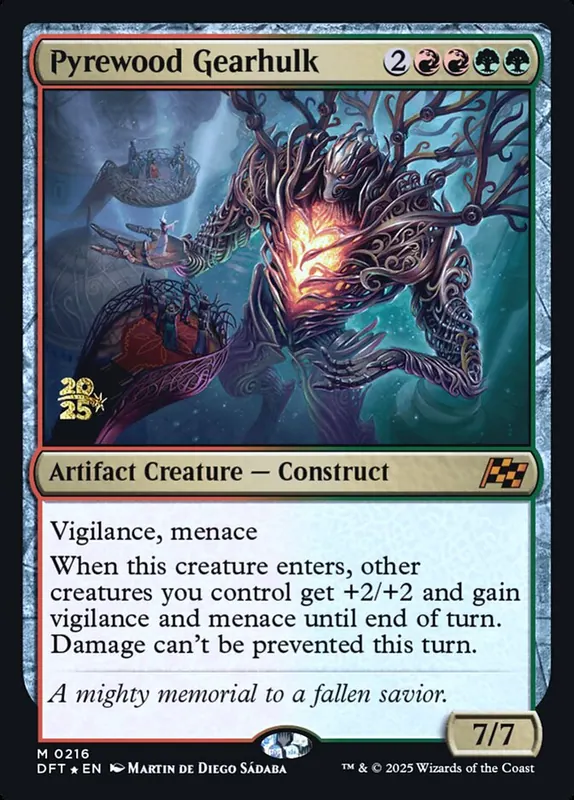 Pyrewood Gearhulk [Aetherdrift Promos]