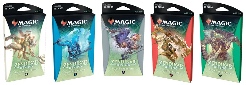 ZENDIKAR RISING PACK THEME BOOSTER SET X5