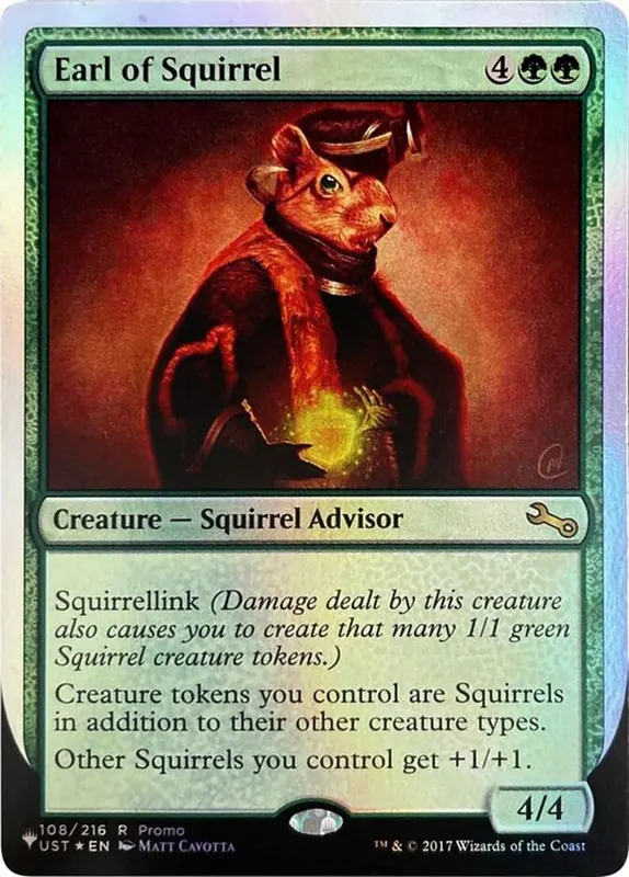 Earl of Squirrel [The List (Unfinity Foil Edition)]