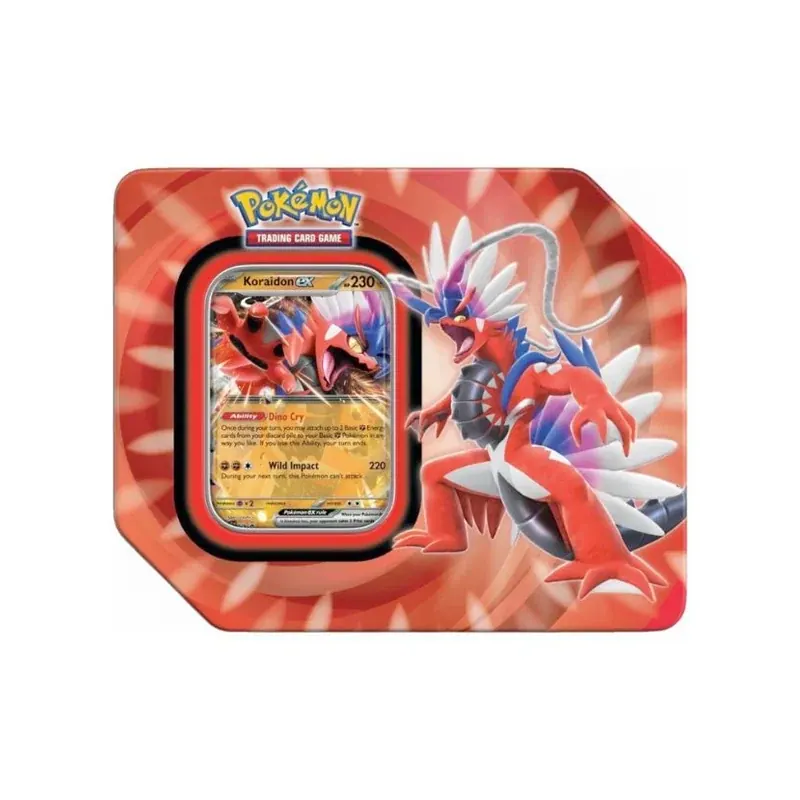 Pokémon - Paldea Legends Tins - Koraidon Ex - Ingles