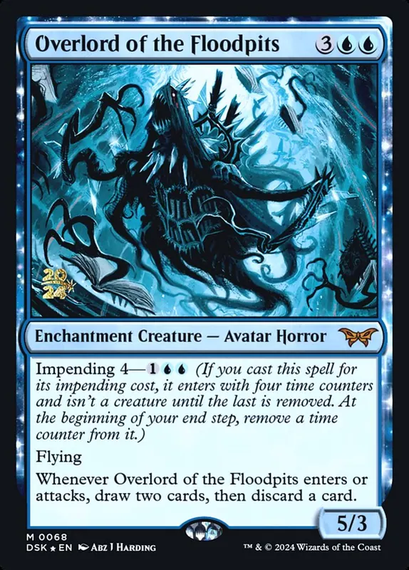 Overlord of the Floodpits [Duskmourn: House of Horror Promos]