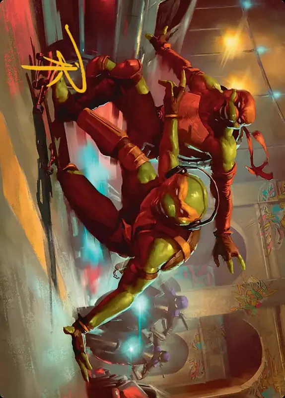 Raph & Mikey, Troublemakers // Raph & Mikey, Troublemakers [Teenage Mutant Ninja Turtles Art Series]