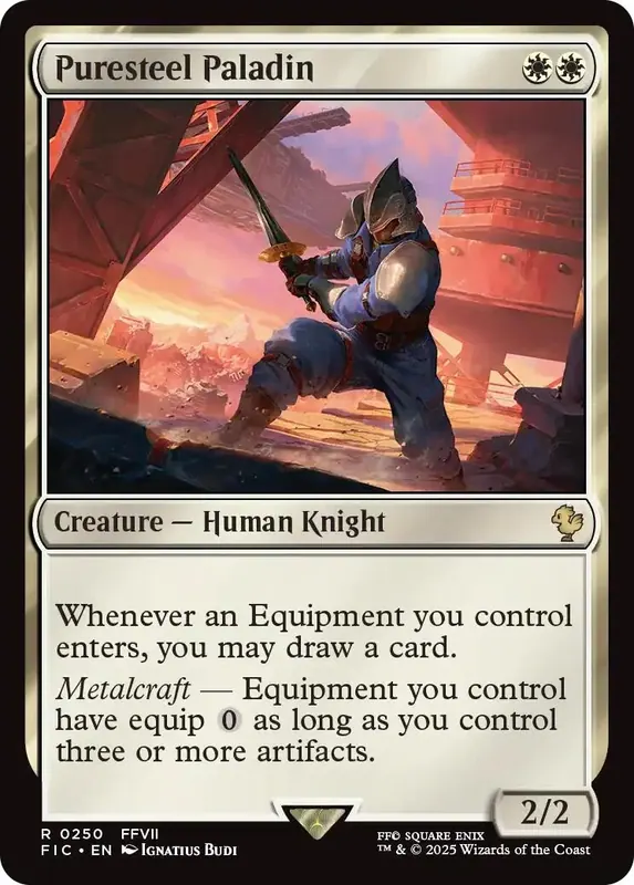 Puresteel Paladin (Surge Foil) [FINAL FANTASY Commander]