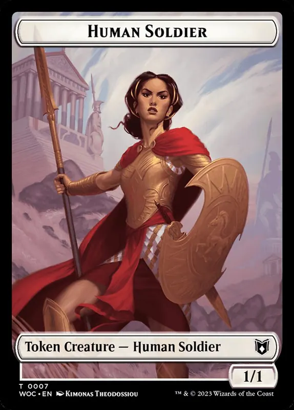 Human Soldier [Wilds of Eldraine Commander Tokens]