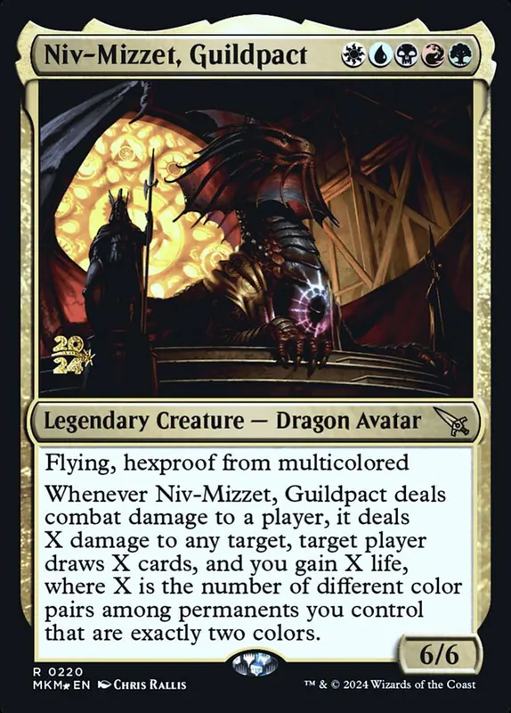Niv-Mizzet, Guildpact [Murders at Karlov Manor Promos]