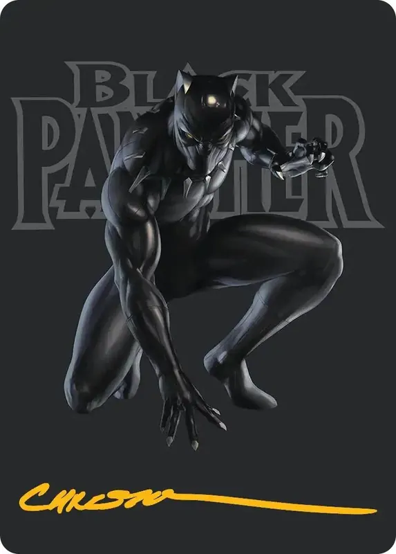 Black Panther, Hope Enduring Art Card (Gold-Stamped Signature) [Marvel Super Heroes Art Series]