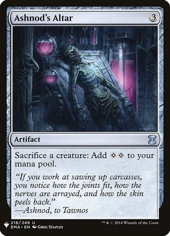 Ashnod's Altar [The List]