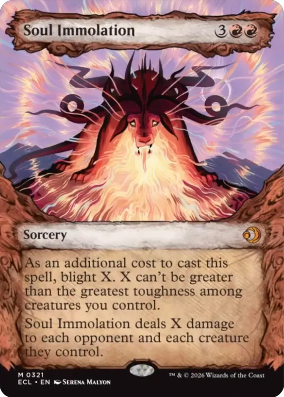Soul Immolation (Showcase) [Lorwyn Eclipsed]