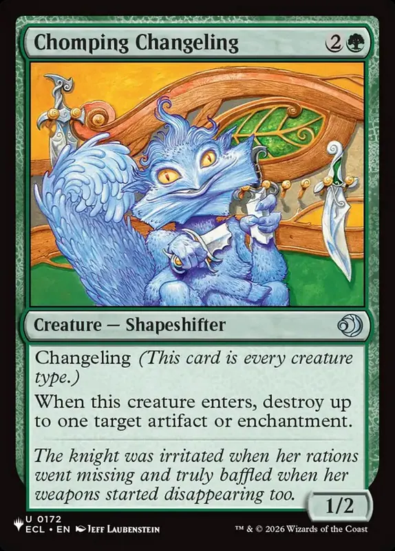 Chomping Changeling [The List]