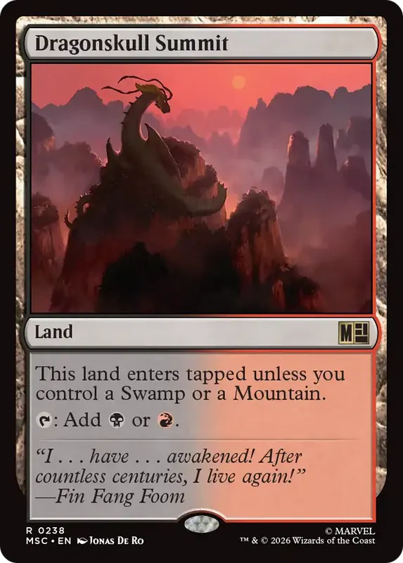 Dragonskull Summit (Surge Foil) [Marvel Super Heroes Commander]