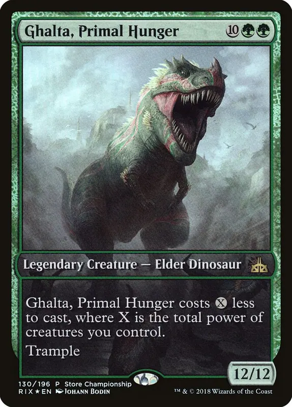 Ghalta, Primal Hunger [Rivals of Ixalan Promos] - Español