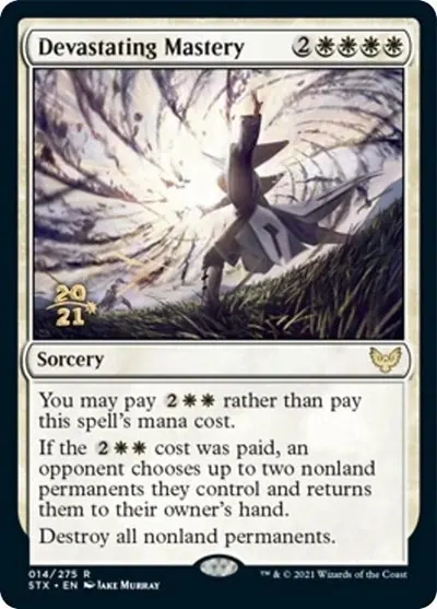Devastating Mastery [Strixhaven: School of Mages Prerelease Promos]